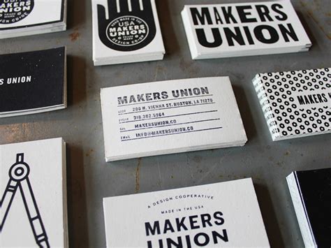 FPO: Makers Union Business Cards