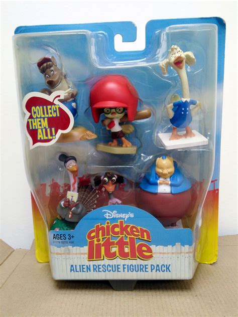 Disney Chicken Little The Big Game Figure Pack 6 PVC Action Figures Toy ...