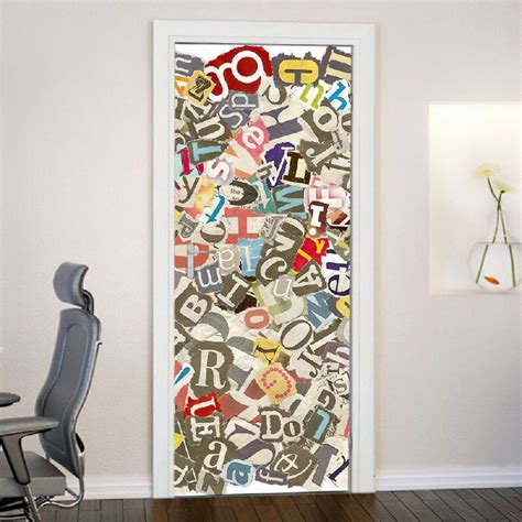 Door sticker Typography I