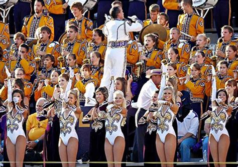 LSU Tiger Golden Girls and Band | Lsu tiger girls, Lsu tigers football ...