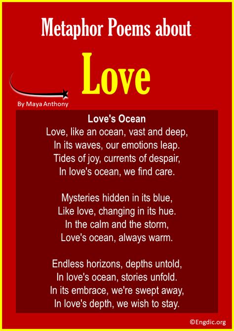 10 Best Metaphor Poems about Love - EngDic