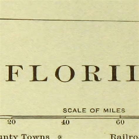 Map of Florida Historical Map of Florida Antique Map of - Etsy