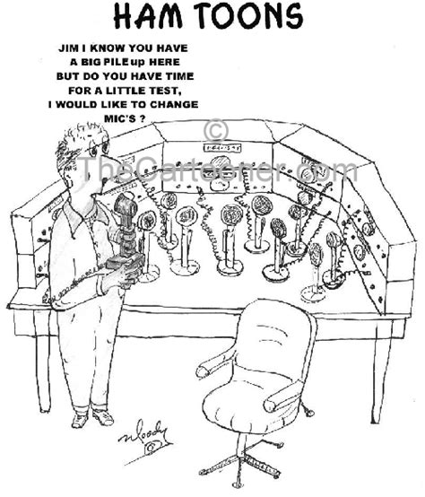 Emergency Ham Radio Cartoon