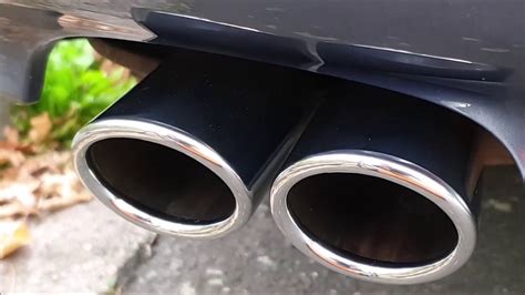 BMW E46 Chrome Exhaust Tips Retrofit / DIY / Install on a 325Ci - YouTube