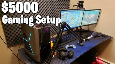 MY GAMING SETUP - $5000 Pro Fortnite Gaming Tour - YouTube