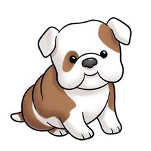 bulldog | Cute cartoon animals, Animal drawings, Cartoon dog