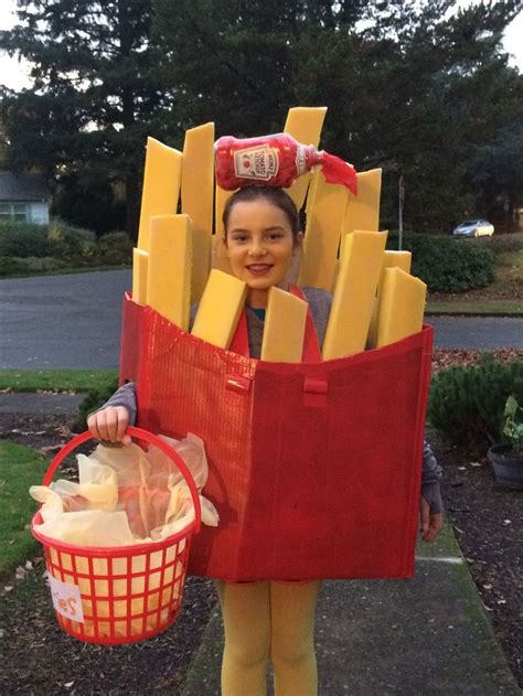 French fries costume | Teacher halloween costumes, Halloween funny, Teachers halloween