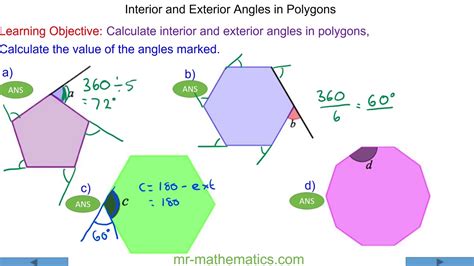 Angles Of Polygon Worksheet – E Street Light