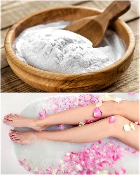 Baking Soda Exfoliate Legs | Baking Soda Uses and DIY Home Remedies.