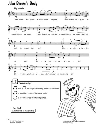 John Brown's Body Violin Sheet Music by Traditional | nkoda | Free 7 days trial