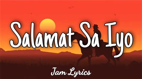 Salamat Sa Iyo - MCGI Lyrics - YouTube