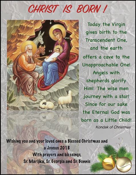 Christmas Greetings from Ukrainian Catholic Eparchy of Saskatoon, BBESI ...