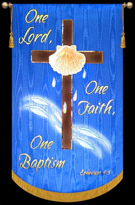 One Lord, One Faith, One Baptism - Christian Banners for Praise and Worship