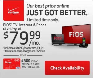 Verizon packages and FiOS bundles