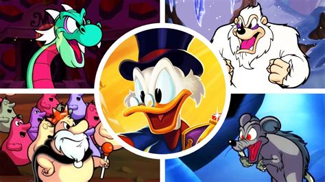 DuckTales Remastered - All Bosses + Ending - YouTube