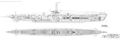 Shipyard plans for German Type IXC U-boat | When World War II Came to ...