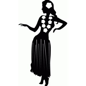 Silhouette Design Store - View Design #87272: hula girl silhouette