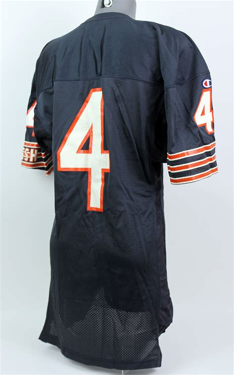 Lot Detail - 1993 Jim Harbaugh Chicago Bears Home Jersey (MEARS LOA)