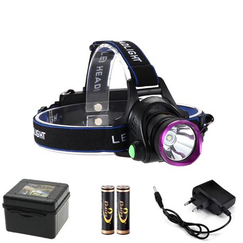 Super Bright led Headlamp 6000 Lumens Led Rechargeable Head Lamps Flashlight 3 Modes Tactical ...