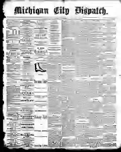 Michigan City Dispatch Archives, Jan 1, 1880, p. 1