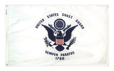 Buy 2 x 3' Nylon Coast Guard Flag | Flag Store USA