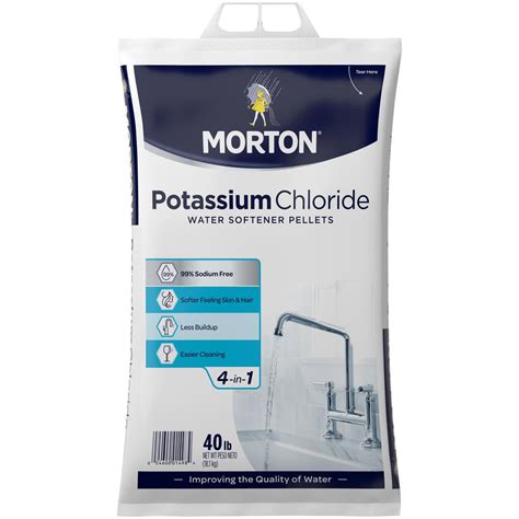 Morton Salt 40 lb. Pure and Natural Water Softener Salt-3983 - The Home Depot