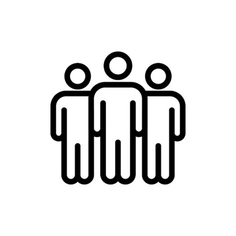 Premium Vector | People vector icon. group of people icon. crowd icon ...