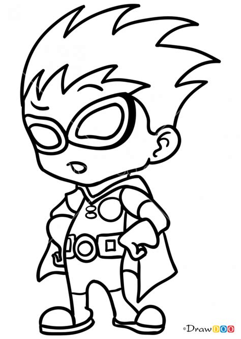 Superhero Outline Drawing | Free download on ClipArtMag