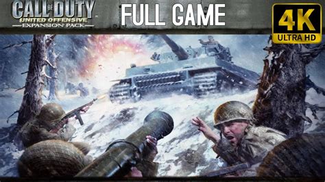 🎮 [4K] Call of Duty United Offensive | Gameplay Walkthrough - FULL GAME ...