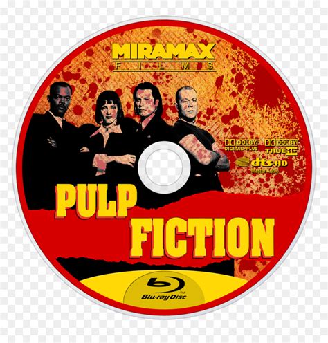 Pulp Fiction Dvd Label, HD Png Download - vhv