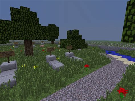 Cemetery Survival Map Minecraft Project