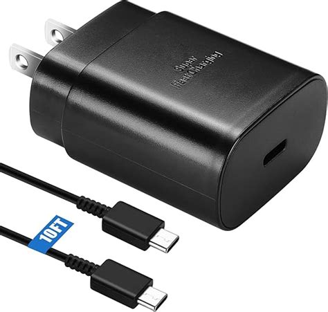 Amazon.com: מטען מהיר S23 S22 אולטרה סמסונג 25W USB C אנדרואיד מטען ...