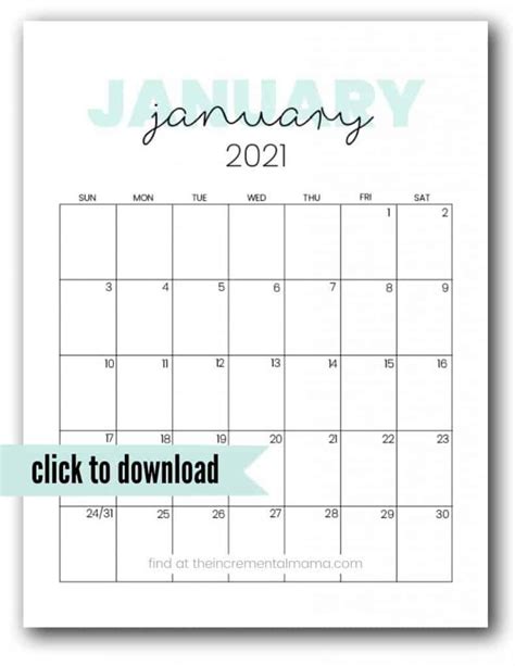 Printable Calendar Monthly 2021 Caligraphy | Calendar Printables Free Blank