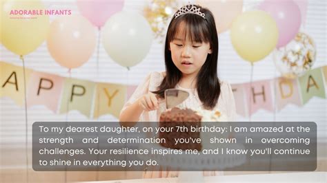 999+ Best, happy 7th birthday wishes for daughter from Mom & Dad - Adorable Infants