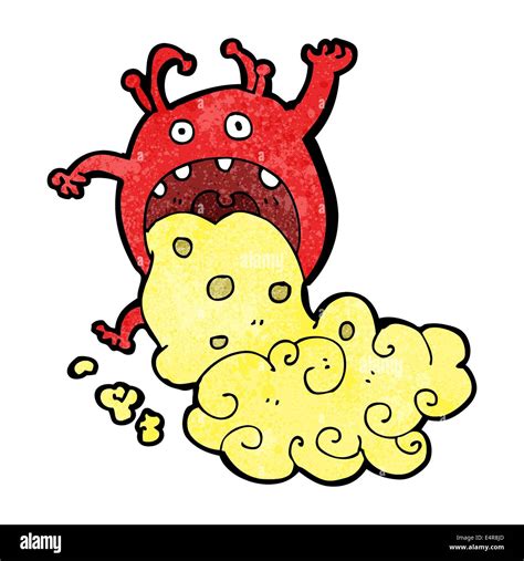 cartoon gross monster being sick Stock Vector Image & Art - Alamy