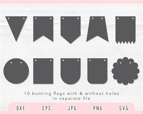 Banners SVG Pennant Svg Bunting Flag Svg Banner Cut File - Etsy Australia