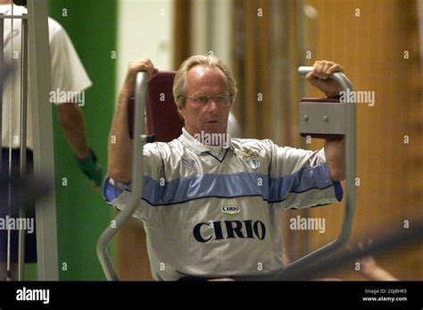 Lazio coach Sven Goran Eriksson during training Stock Photo - Alamy