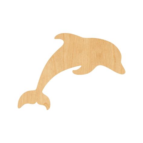 Dolphin Laser Cut Out Wood Shape Craft Supply Woodcraft Cutout - Etsy