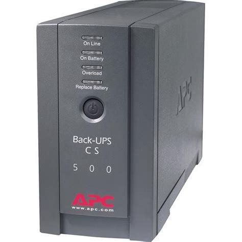 APC Back-UPS CS 500 6-Outlet Backup and Surge Protector,