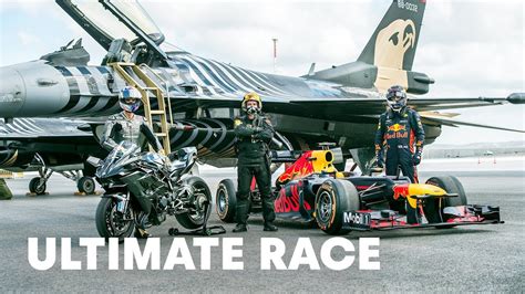 F1 Car vs F16 Fighter Jet vs Tesla vs Private Jet vs Ninja H2R vs Super ...