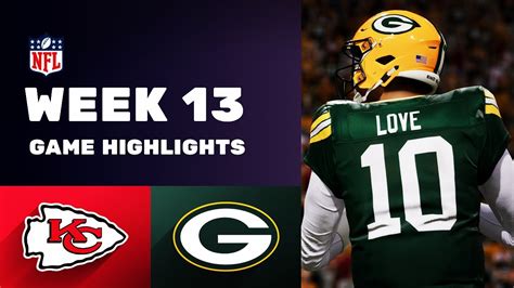 Chiefs vs Packers Week 13 Game Highlights Sunday Night Football - YouTube