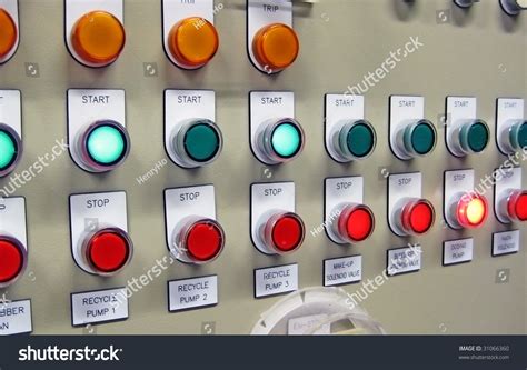 Buttons On Control Panel Stock Illustration 31066360 - Shutterstock