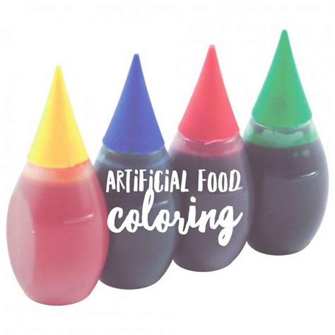 Artificial Food Coloring - Living Well Mama