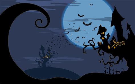 Spooky House Cartoon Wallpapers - Wallpaper Cave