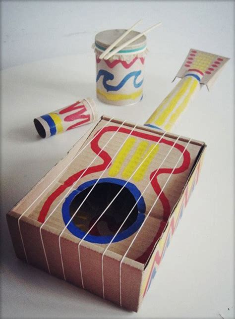 Cardboard Musical Instruments ~ 10 Crafty Cardboard Ideas | Tinyme Blog ...