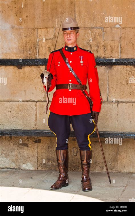 Royal Canadian Mounted Police in London Stock Photo - Alamy