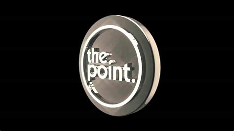 The Point - 3D rotating logo - YouTube