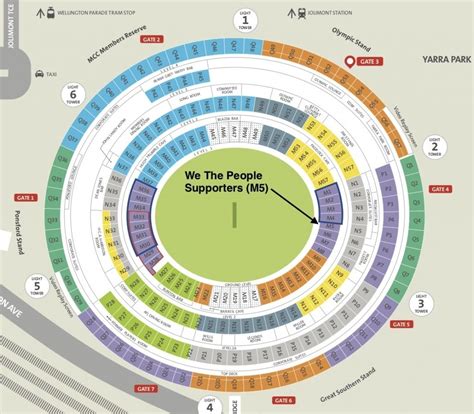 Mcg Seating Plan Map - Map Of Stoney Lake