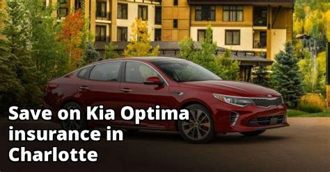 Best Rates for Kia Optima Insurance in Charlotte, NC