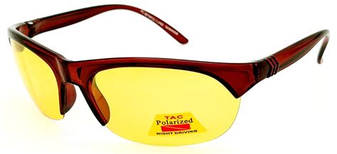 FOCUS ANTI-GLARE Night Driving Glasses Polarized Yellow Lens Reduces G ...